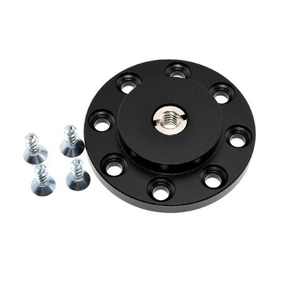 Shoe Mount Metal Plate Wall Mount 1/4 3/8 Inch Thread Tripod Adapter Holder