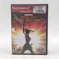 Baldur's Gate Dark Alliance (Sony PlayStation 2 PS2, 2001) Disc Very Good 