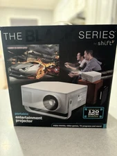 Portable Home Theater Projector 120" Entertainment DVD Videos Games Black Series