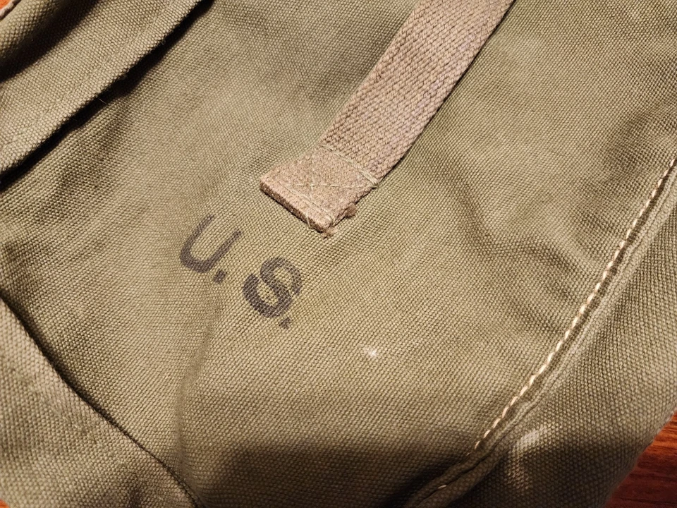 WW2 US Army GP MUNICIÓN EQUIPO BOLSA DE TRANSPORTE 1945 Foto 2 de 4