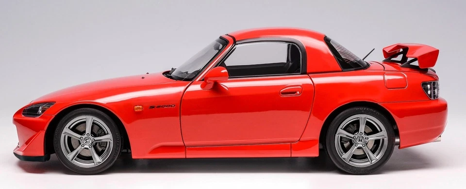 Honda S2000 Type S2007 Red 1/18 - M85112 MOTORHELIX - Immagine 4 di 4