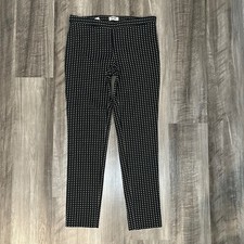 Moschino Polka Dot Wool Blend Pull On Pants - 8