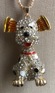 betsey johnson dog necklace