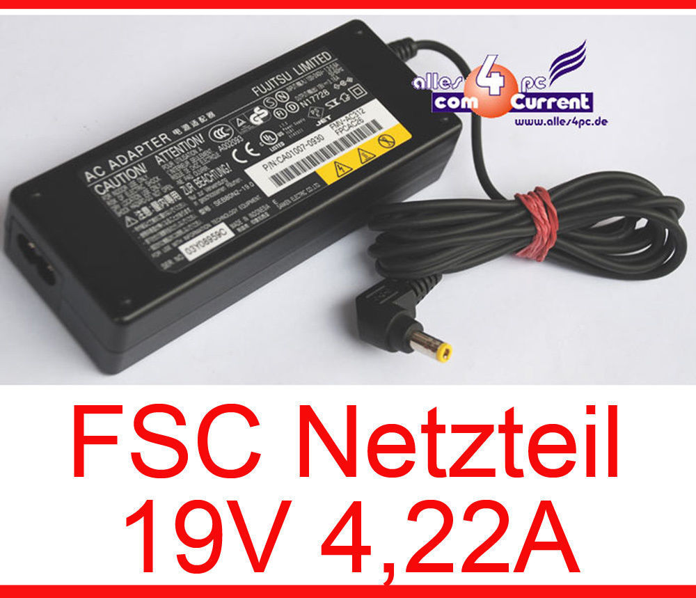 19V 4,2A Supply FSC Lifebook A1010 E2010 E2110 E4010 E7010 E8010 E8020 #N18 MM