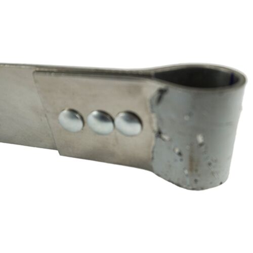 Correa de tanque de combustible SS de 2 pulgadas de ancho con soporte de paso para tanques Kenworth de 24,5 pulgadas - Imagen 2 de 3