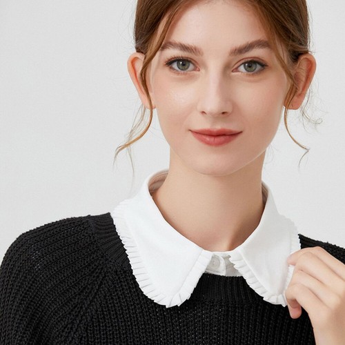 White Collar Fake Collars Detachable Collars Women Shirt Collar Inserts - Picture 10 of 12