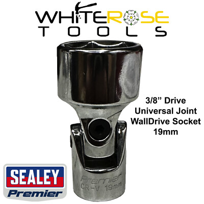 Sealey Universal Gelenkbuchse 19 mm 6 Punkt 3/8'' Antrieb Mechaniker Garage Werkstatt