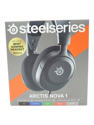 SteelSeries Arctis Nova 1 Wired Gaming Headset for PC