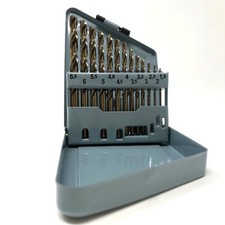 13 Piece COBALT High Speed Steel Drill Bit Set Index M42 METRIC USA ship