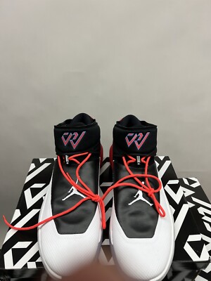 Air Jordan Shoes Mens 13 Black Russell Westbrook Why Not Zero.1 Basketball Box Jordan Why Not Zer0.1 Low Black for Sale | Authenticity  main image 2