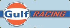 GULF RACING RACE TEAM GARAGE BANNER SIGN MURA...