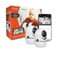 BRAND NEW MOBI MobiCam Smart Baby Nursery Monitoring System 70288 with 2 Cameras