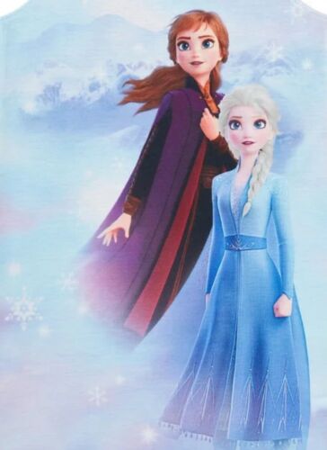 Disney Frozen Girls Nightgown Purple Short Flutter Sleeves Graphic Size 10/12 - Picture 3 of 12