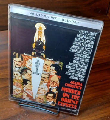 Murder on the Orient Express [4K/Blu-ray] SLIPCOVER w/PROTECTIVE SLEEVE-NEW