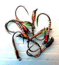 Quill Buzzer Fishing Flies size 12 X 9 barbless 