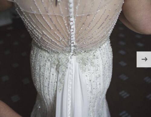 Ronald Joyce Adelaide Wedding Dress. Exquisite Beading. Professionally Cleaned - Picture 1 of 8