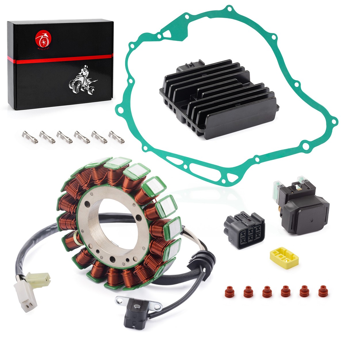 Stator & Regulator Rectifier For Yamaha V-Star 1100 Classic 2003-2009 – Caltric Replacement - View #4