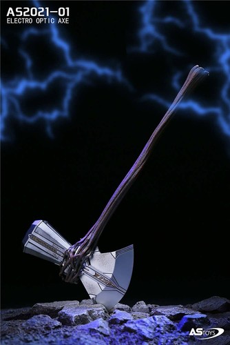 New ASTOYS AS2021-01 UPGRADE KIT 1/6 Thor Figure ELECTRO OPTIC AXE - Picture 11 of 12