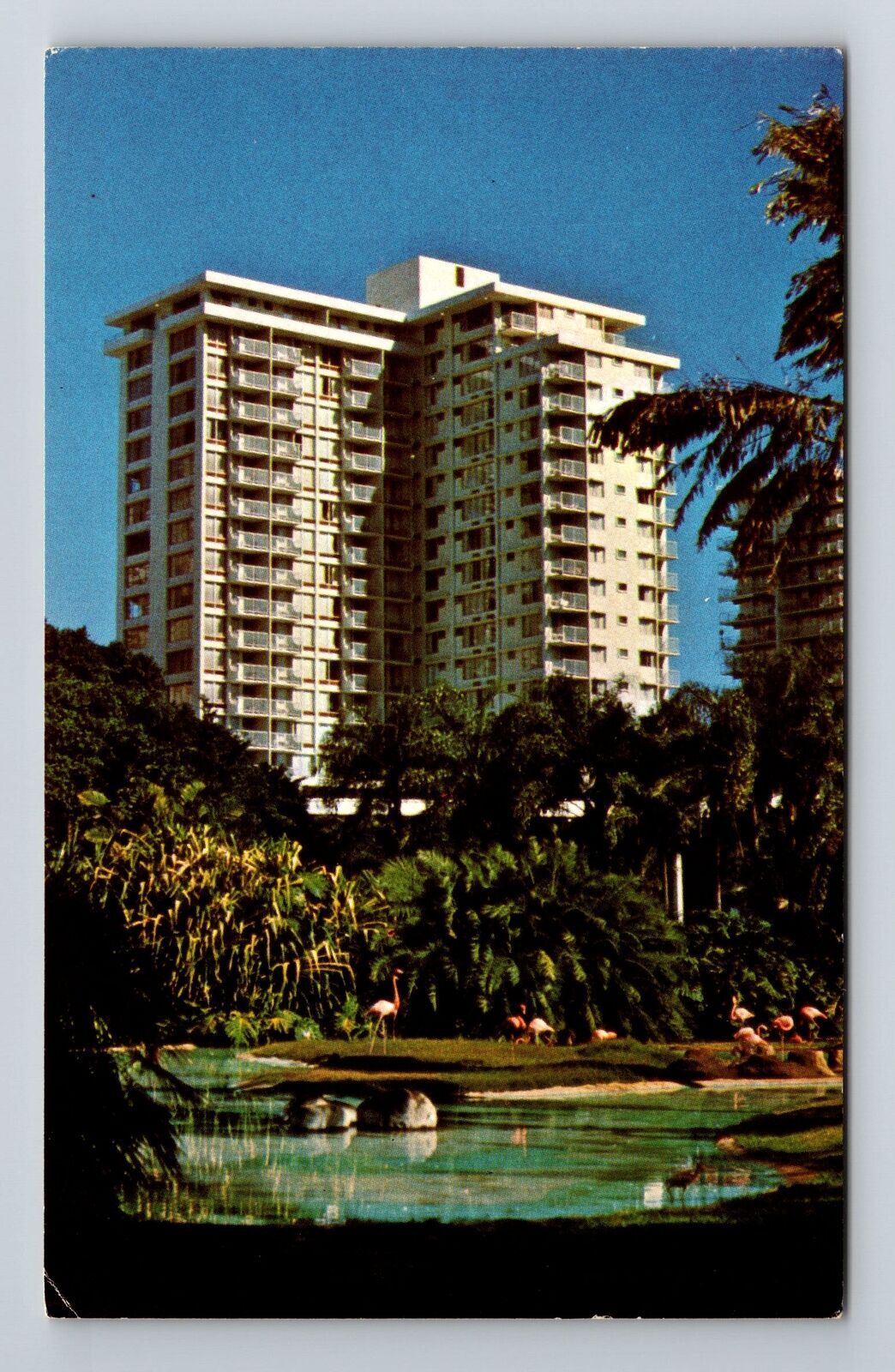 Waikiki HI-Hawaii, View Queen Kapiolani Hotel, Vintage Postcard