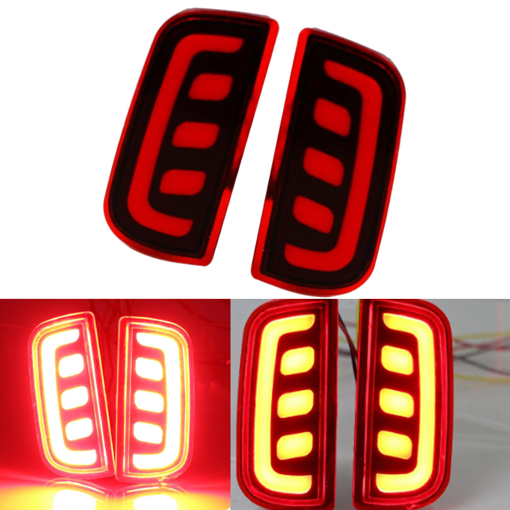 2016-2018 Honda Civic Rear Bumper Reflector LED Brake Turn Signal Light