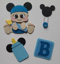 Birthday Memories Baby Boy  accessories. Scrapbook, Card Making Paper Piecing