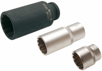 Steckschlüssel 12kant 8-38mm Standard / Lang / Kraft 1/2 Stecknuss Steckeinsatz