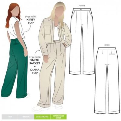 Style Arc Simplicity Paper Bag Pants Pattern Plus Size The Paper