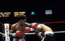 Hector Camacho Lands A Punch To Edwin Rosario OLD BOXING PHOTO