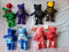Lot 7 Salvino's Bammers Plush Bears McGwire 6 , Sosa 1 with tags, except 1.