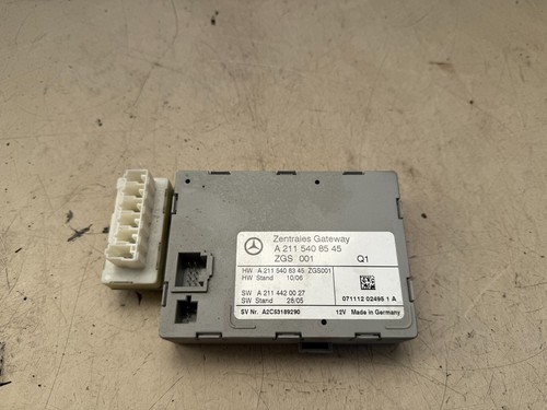 Mercedes W211 Kombi E220CDI 125kW 2008 Zentrales Gatway Steuergerät A2115408545