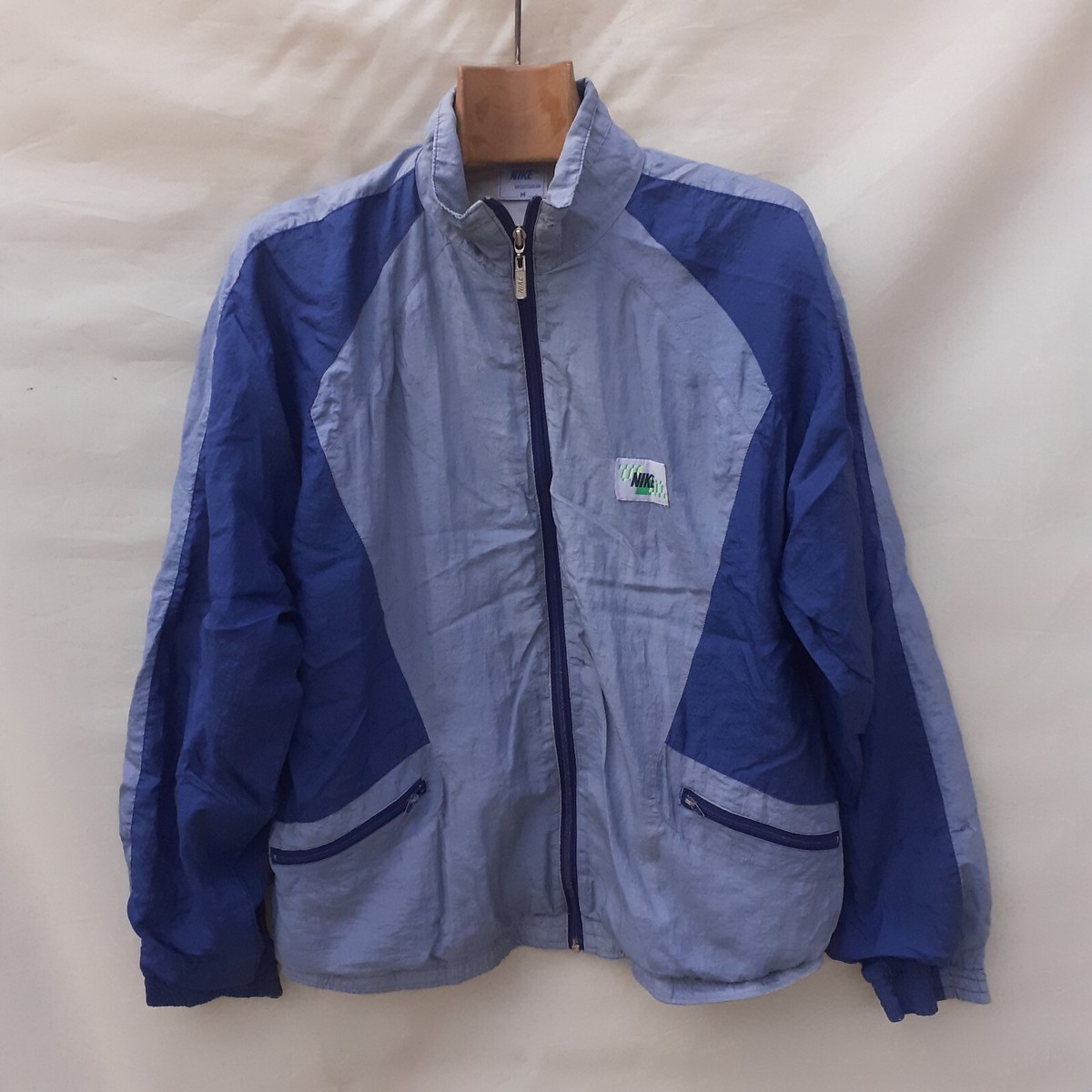 80’s NIKE track jacket Vintage 70's 80's Nike Track Jacket Full Zip Medium Grey