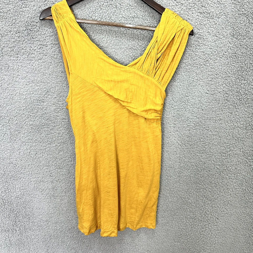 Deletta Sleeveless Top Women S Draped Yellow Fairy Romantic Soft Girl Cottage - Image 3 of 4