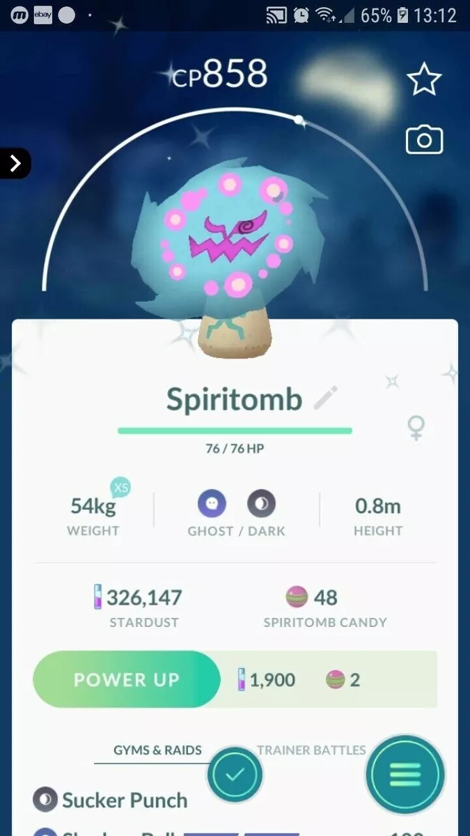 Download Pokemon Go Spiritomb Wallpaper