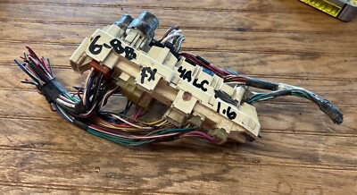 1987-1988 Toyota Corolla FX 1.6 4ALC Fuse Box Under Dash Wiring