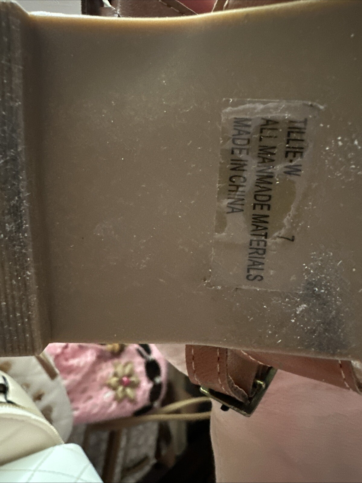 Dark brown gladiator adjustable sandals worn once - image 2