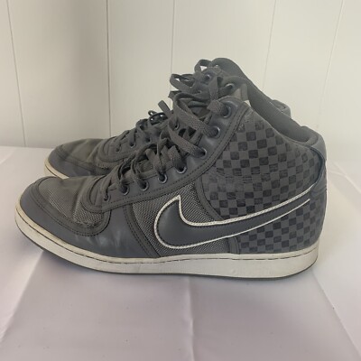 NIKE VANDAL HIGH HI Sneakers Premium 366727-001 Grey Checked  display picture 2