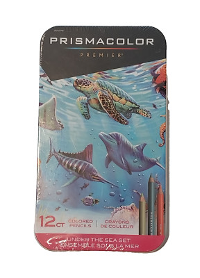 Prismacolor Premier 12 Count Colored Pencils Under The Sea Aquatic Colors