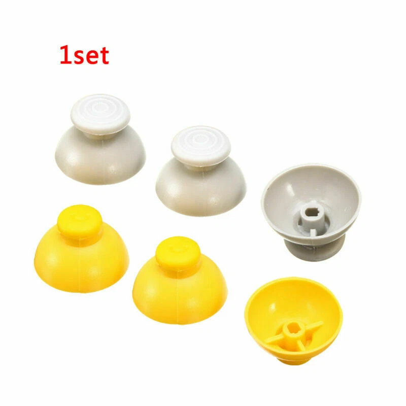 3 Pairs Replacement Analog Stick Thumb Caps Kit For Nintendo GameCube Controller - Image 2 of 4