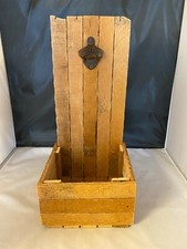 Vintage Handcrafted Reclaimed Bottle Opener Wall Stand Storage Holder Display  