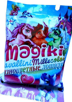 Lotto Von 24 MAGIKI CAVALLINI MILLECOLORI Figuren 3D DEAGOSTINI