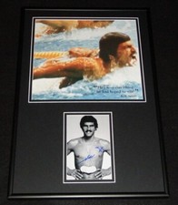 Mark Spitz Signed Framed 12x18 Photo Display 