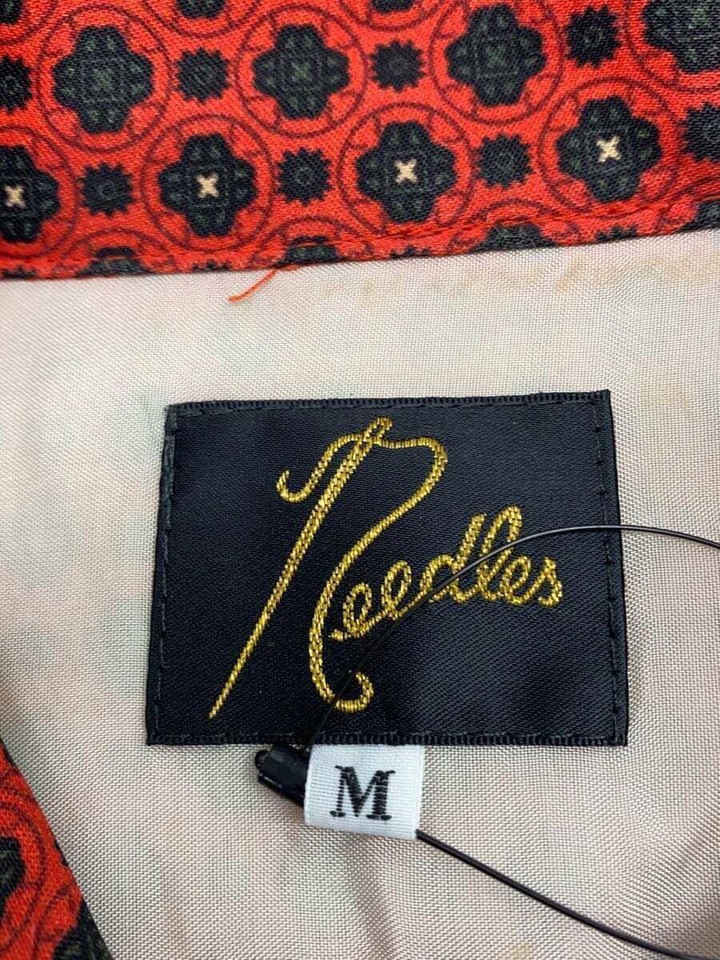 Needles Long Sleeve Shirt M Viscose RED EJ056 19SS CUTOFF BOTTOM