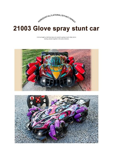 Drift RC Car with Led Lights Music 2.4G Glove Gesture Radio Remote Control Toys - Picture 14 of 31