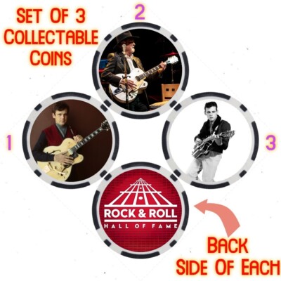 DUANE EDDY - ROCK & ROLL HALL OF FAME - COLLECTABLE COIN SET