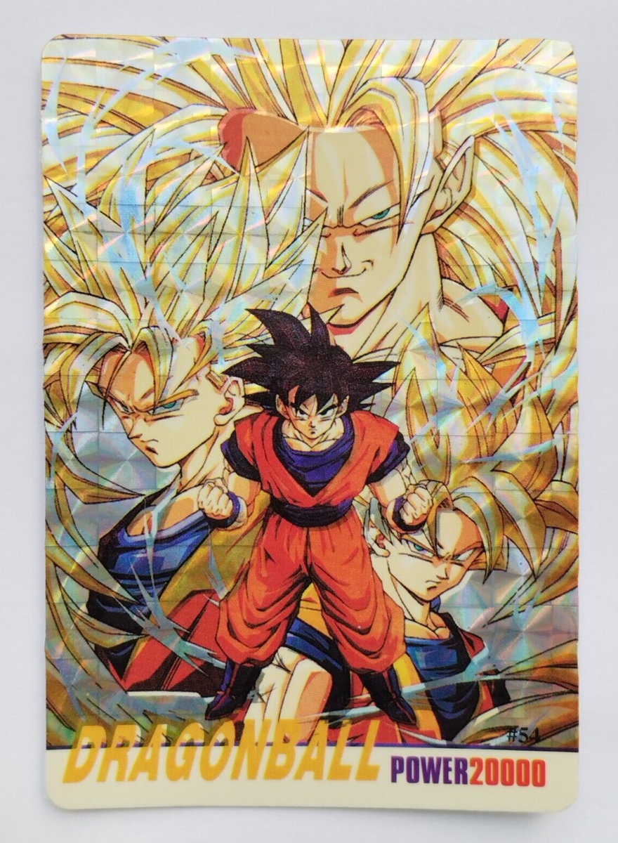 1999 DRAGON BALL Z Card #054 SON GOKU TRANSFORMATIONS SSJ Peru