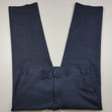 Levi's Action Slacks Men's Dacron Polyester Pants Deep Navy Size 38x32