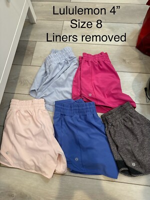 Lululemon Shorts Size 8. Bundle. 5 Pair. Hotty Hot High-Rise Short.