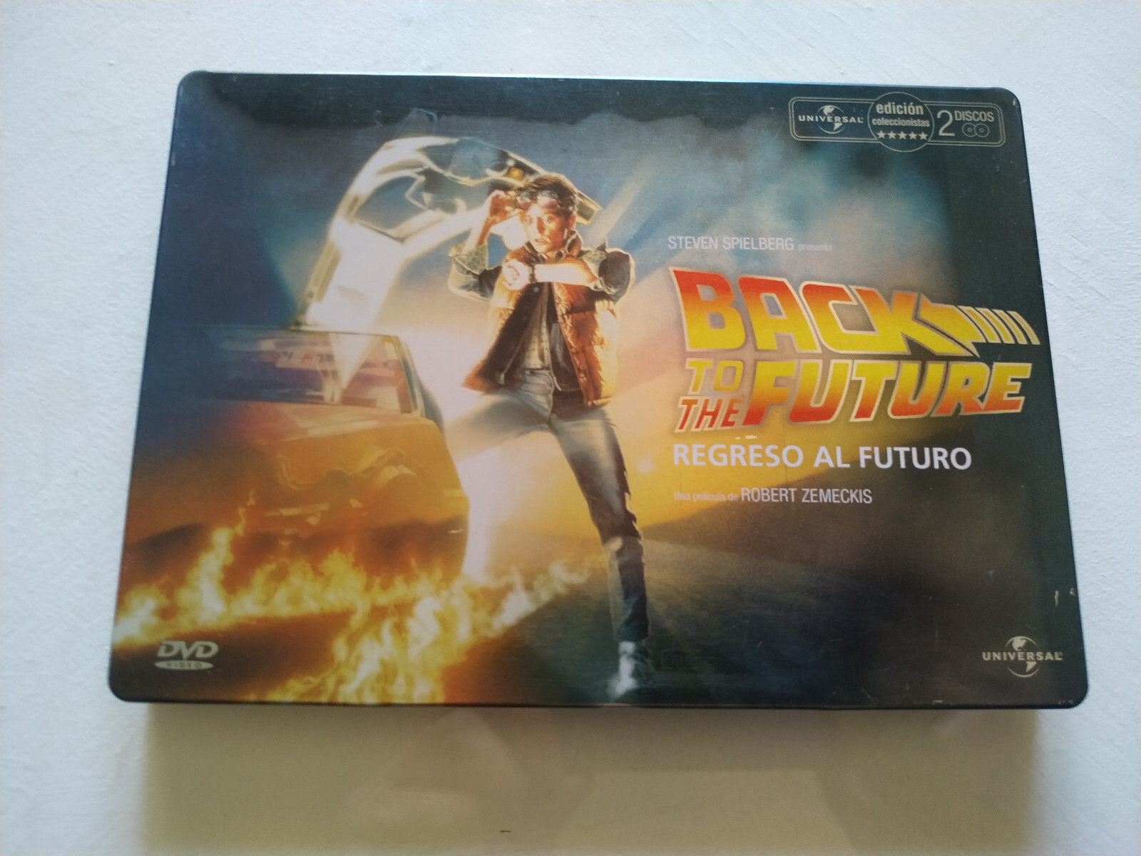 Return to the Future Spielberg - 2 x DVD Steelbook Spanish English Region 2 Am