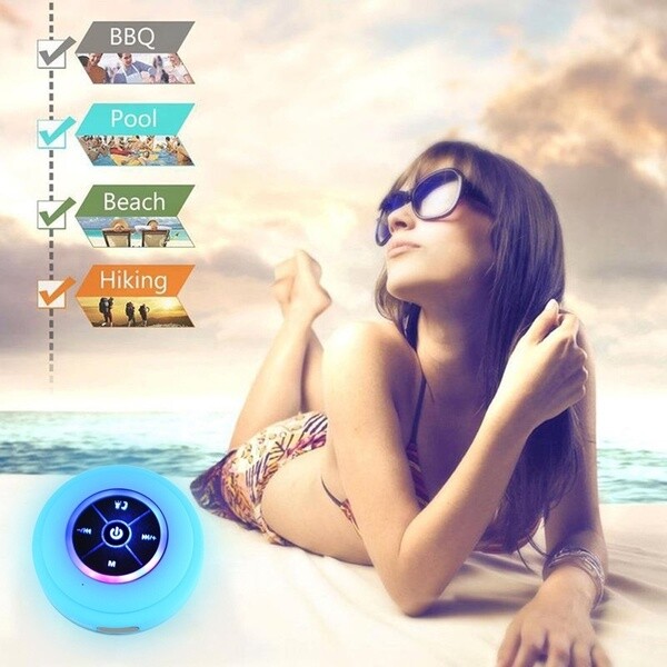 amazonbasics shockproof and waterproof bluetooth wireless mini speaker