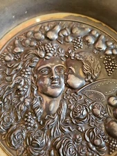 Antique Vnt Silverplate Basket James W Tufts Victorian Repouse Fairy Woman Rose